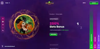 shazam casino bonuses page