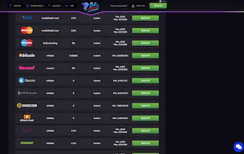 7bit casino payments page