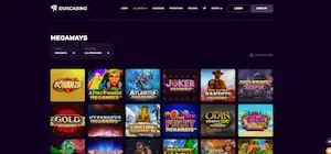 dux casino megaways slots page