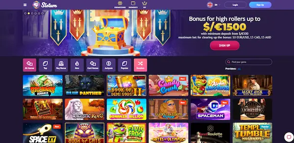 slotum casino home page