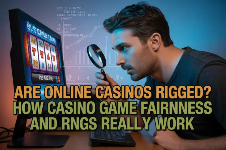 Are Online Casinos Rigged? How Casino Game Fairness and RNGs Really Work