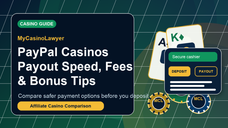 PayPal Casinos: Payout Speed, Fees and Bonus Tips
