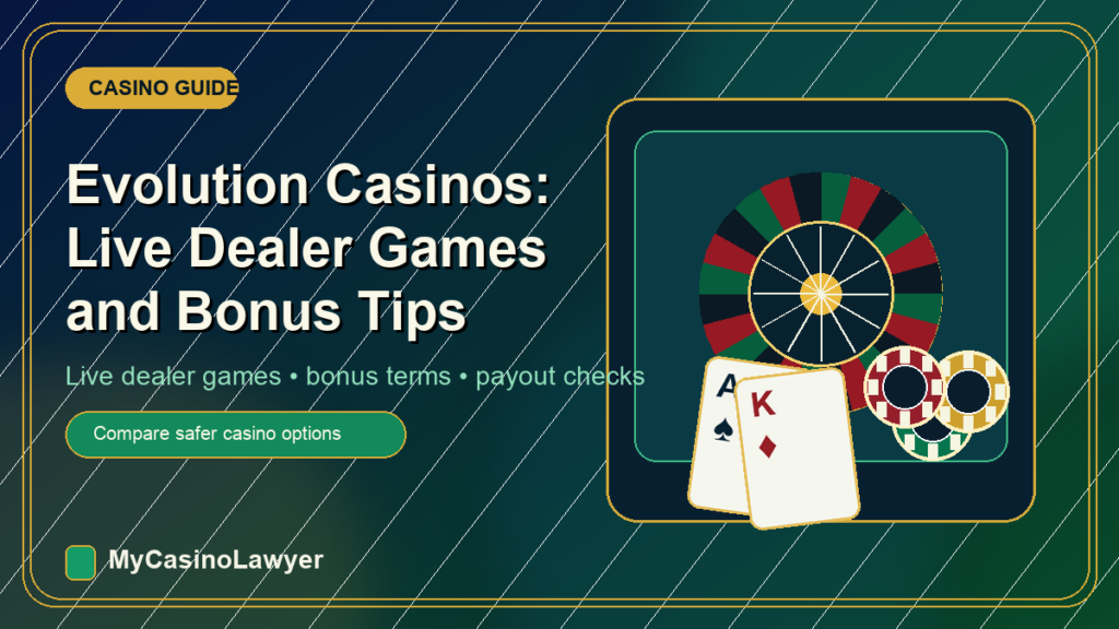 Evolution Casinos: Live Dealer Games and Bonus Tips