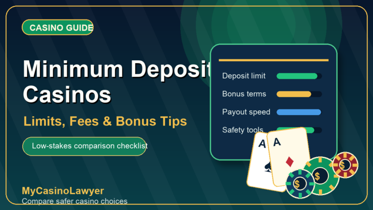 Minimum Deposit Casinos: Limits, Fees & Bonus Tips