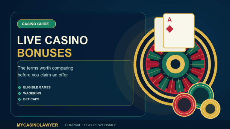 Live Casino Bonuses: Terms Worth Comparing